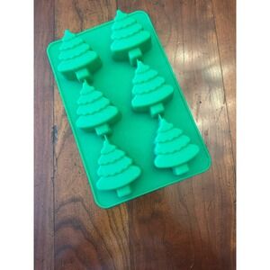 Silicone Christmas Tree‎ Mold Baking Pan 6 Piece